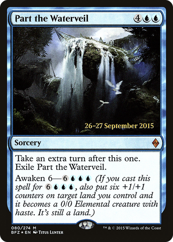 {R} Part the Waterveil [Battle for Zendikar Prerelease Promos][PR BFZ 080]