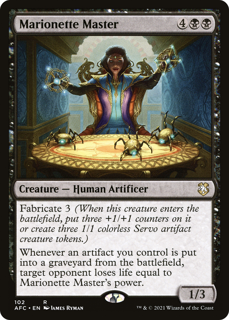 {R} Marionette Master [Dungeons & Dragons: Adventures in the Forgotten Realms Commander][AFC 102]