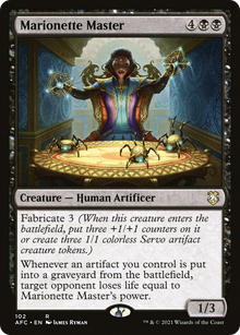 {R} Marionette Master [Dungeons & Dragons: Adventures in the Forgotten Realms Commander][AFC 102]