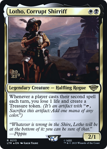 {R} Lotho, Corrupt Shirriff [The Lord of the Rings: Tales of Middle-Earth Prerelease Promos][PR LTR 213]
