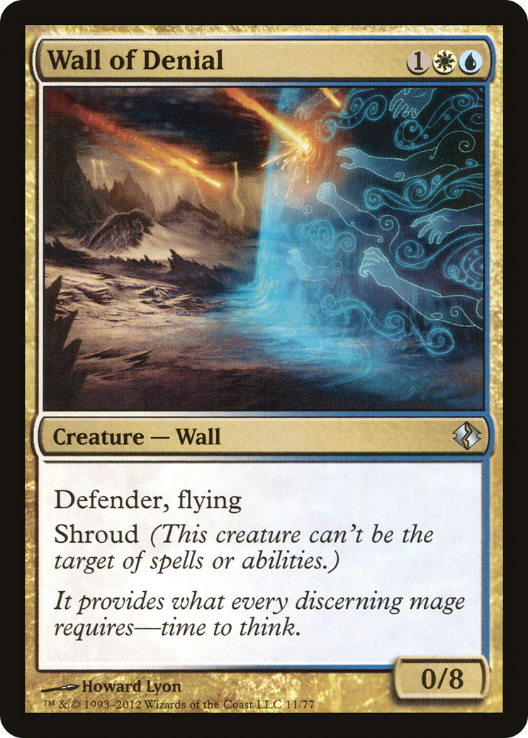 {C} Wall of Denial [Duel Decks: Venser vs. Koth][DDI 011]