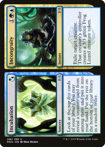 {C} Incubation // Incongruity [Ravnica Allegiance][RNA 226]