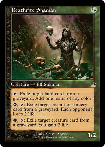 {R} Deathrite Shaman (Retro Frame) [Ravnica Remastered][RVR 363]