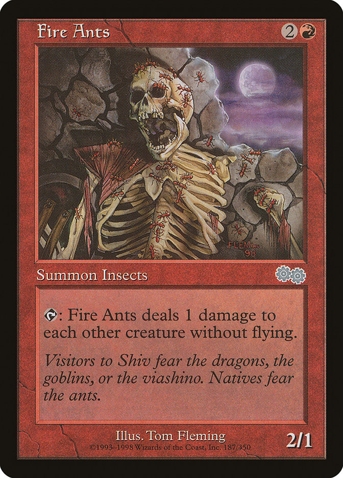 {C} Fire Ants [Urza's Saga][USG 187]