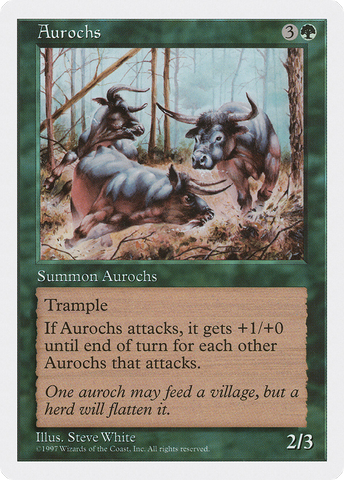 {C} Aurochs [Fifth Edition][5ED 279]