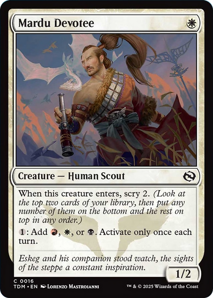{@C} Mardu Devotee [Tarkir: Dragonstorm][TDM 016]