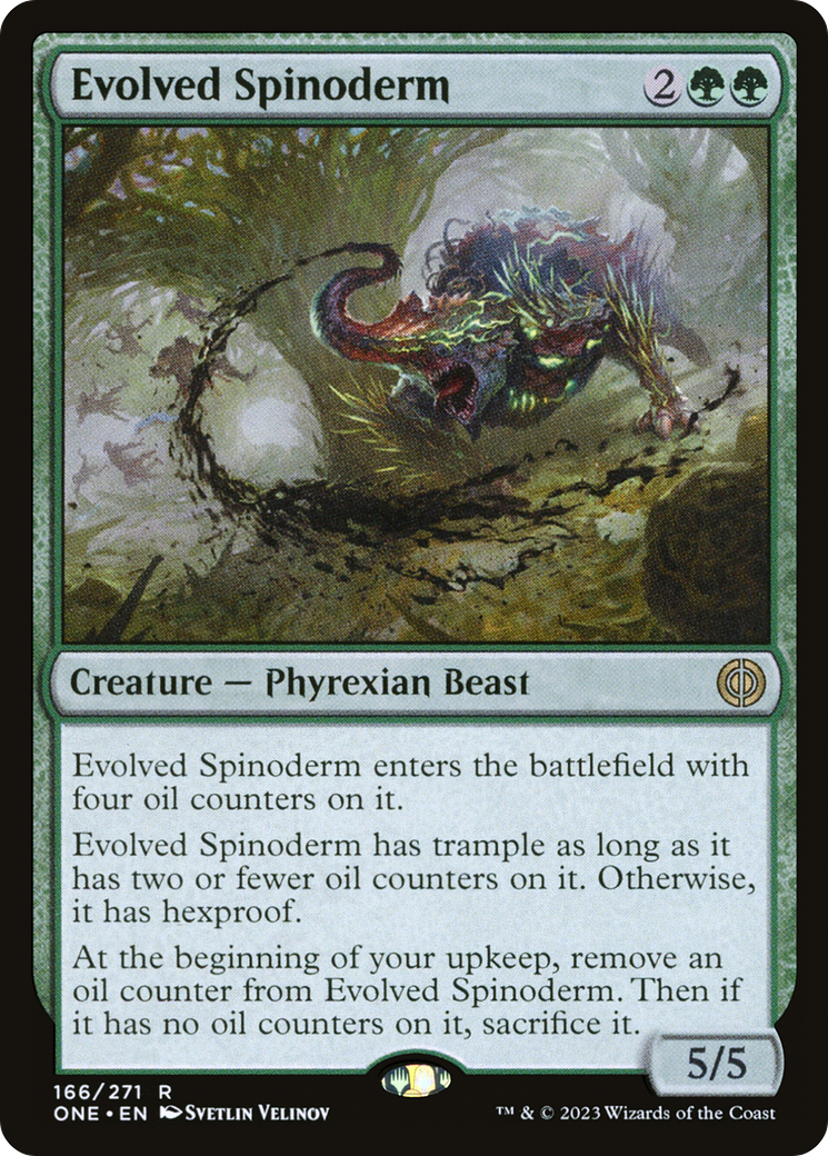 {R} Evolved Spinoderm [Phyrexia: All Will Be One][ONE 166]