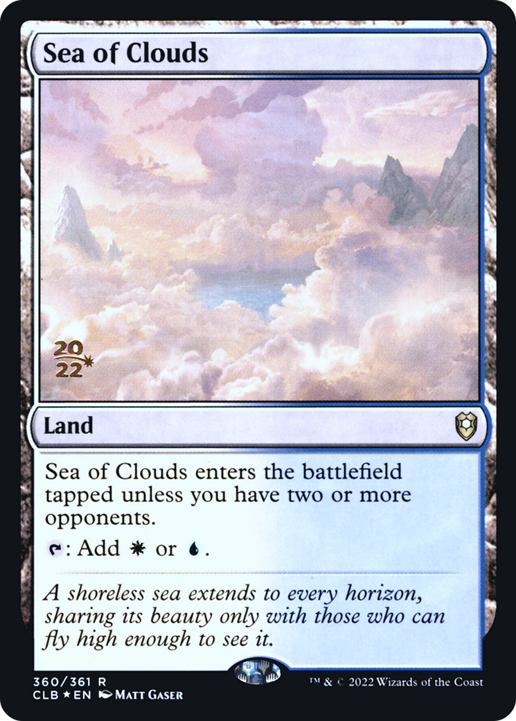 {R} Sea of Clouds [Commander Legends: Battle for Baldur's Gate Prerelease Promos][PR CLB 360]