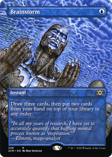 {R} Brainstorm (Toppers) [Double Masters][2XM 338]