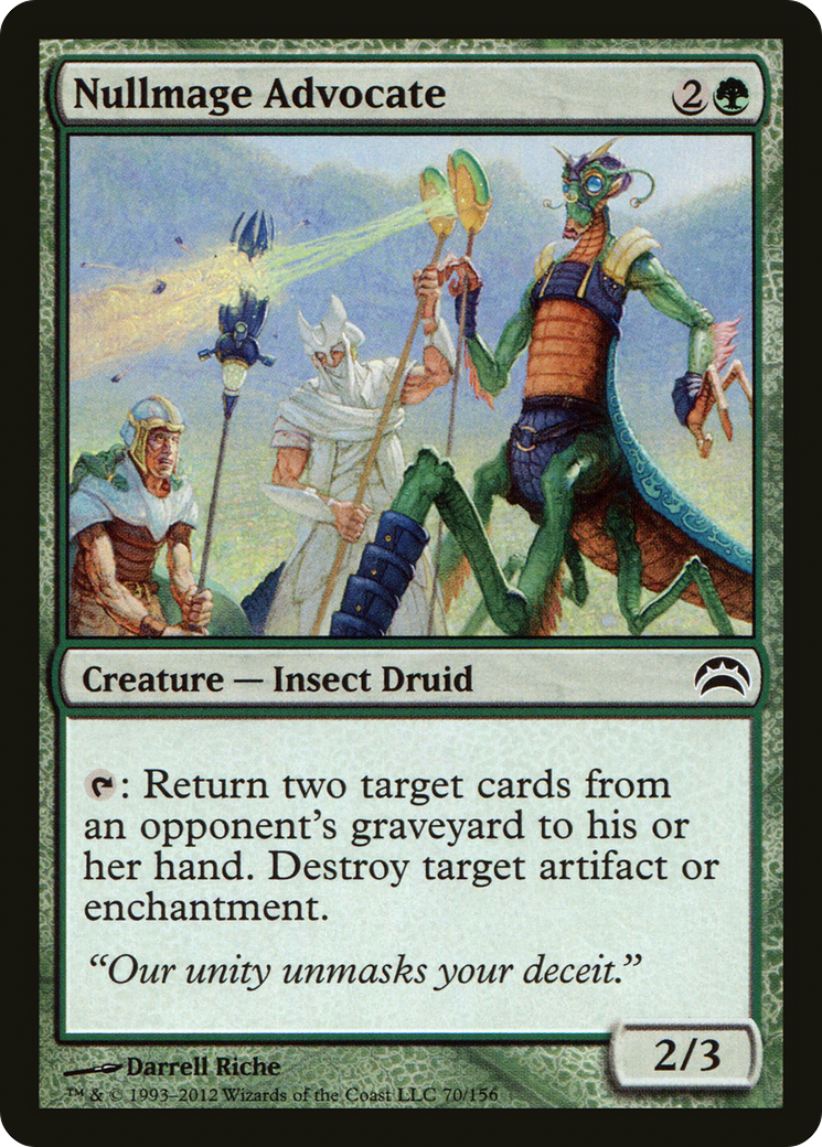 {C} Nullmage Advocate [Planechase 2012][PC2 070]