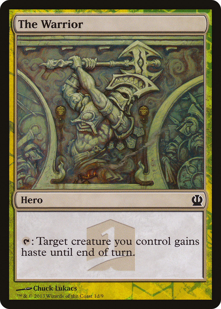 {C} The Warrior [Theros Hero's Path][PA THP1 1D]