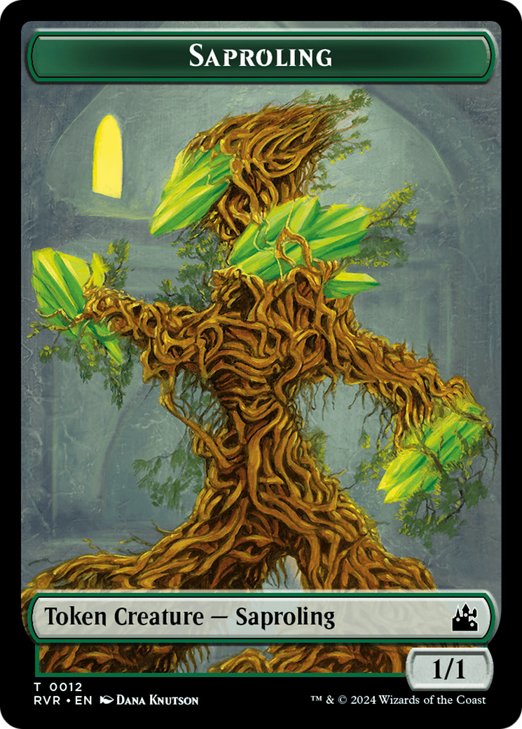 {T} Saproling // Soldier Double-Sided Token [Ravnica Remastered Tokens][TRVR 12//16]