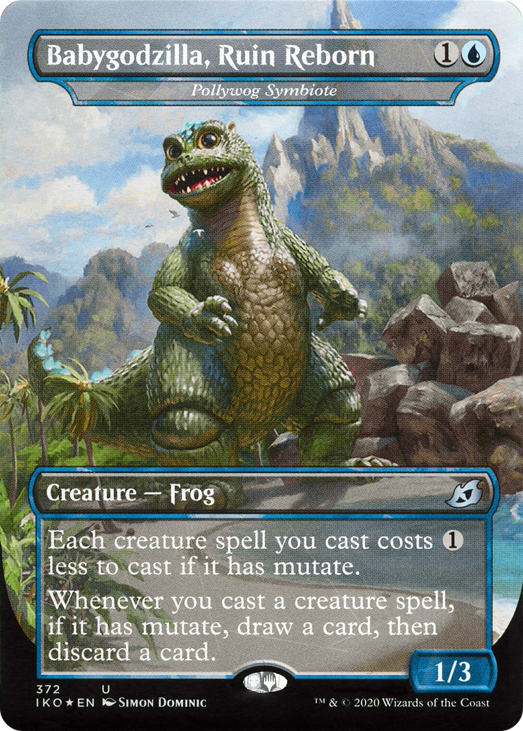 {C} Pollywog Symbiote - Babygodzilla, Ruin Reborn (Godzilla Series) [Ikoria: Lair of Behemoths][IKO 372]