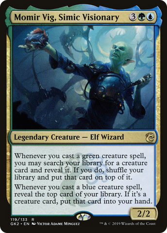 {R} Momir Vig, Simic Visionary [Ravnica Allegiance Guild Kit][GK2 119]