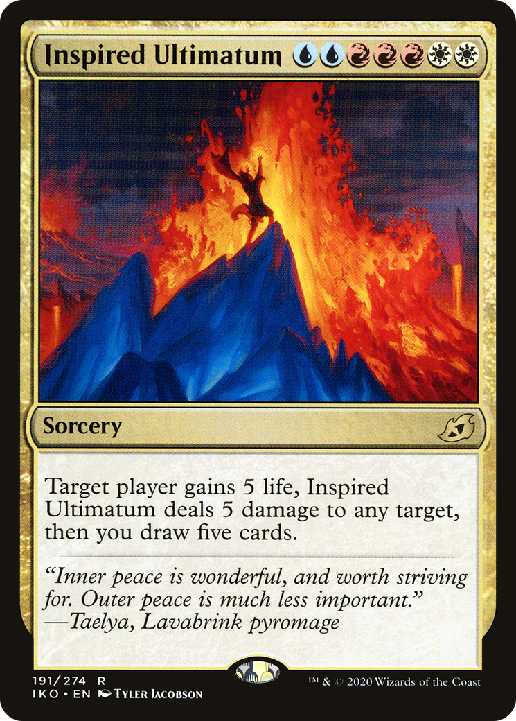 {R} Inspired Ultimatum [Ikoria: Lair of Behemoths][IKO 191]