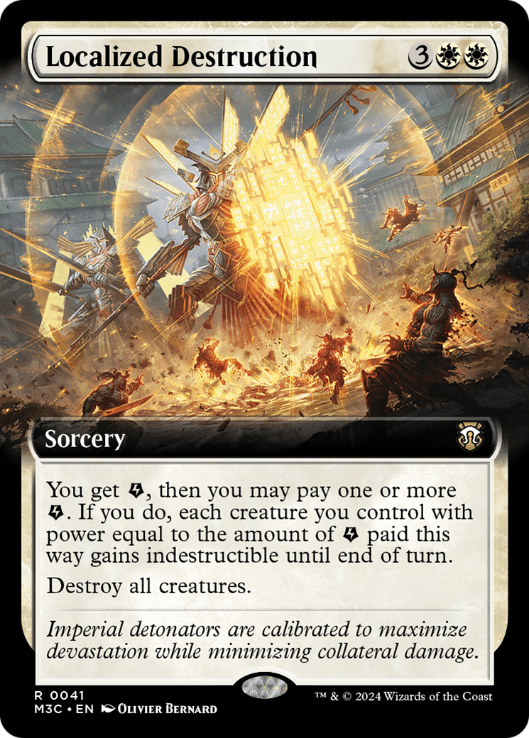 {R} Localized Destruction (Extended Art) [Modern Horizons 3 Commander][M3C 041]