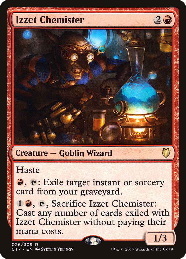 {R} Izzet Chemister [Commander 2017][C17 026]