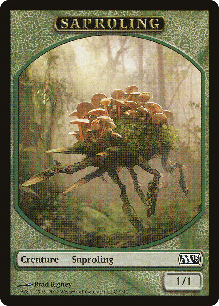 {T} Saproling Token [Magic 2013 Tokens][TM13 009]