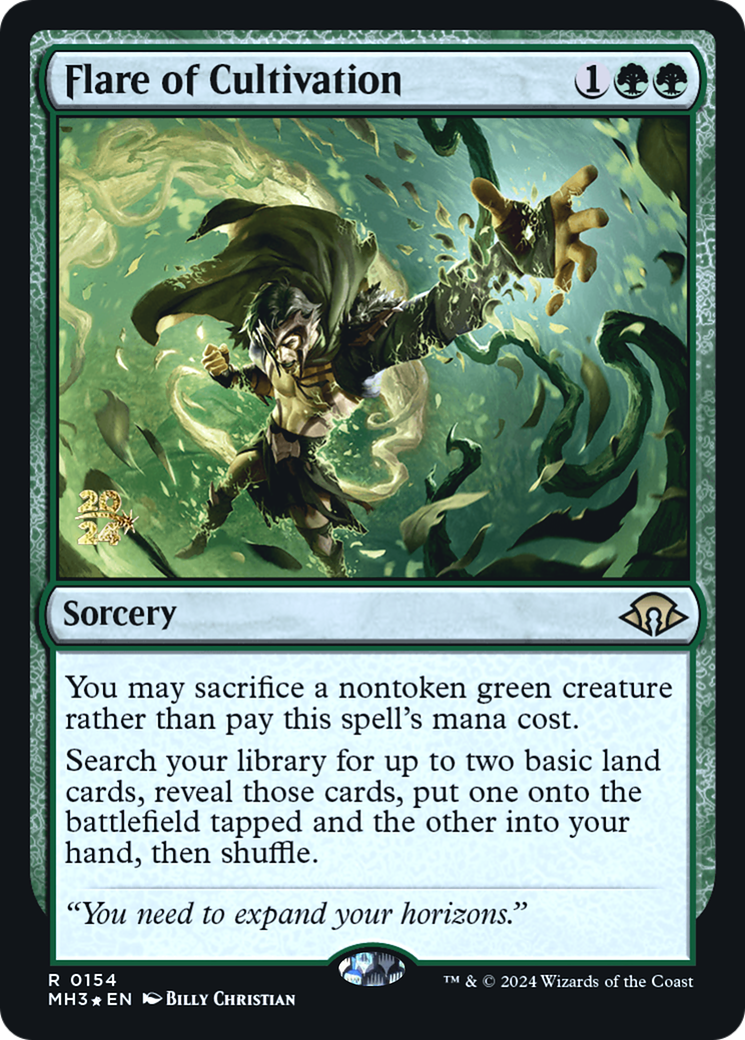 {R} Flare of Cultivation [Modern Horizons 3 Prerelese Promos][PR PMH3 154]