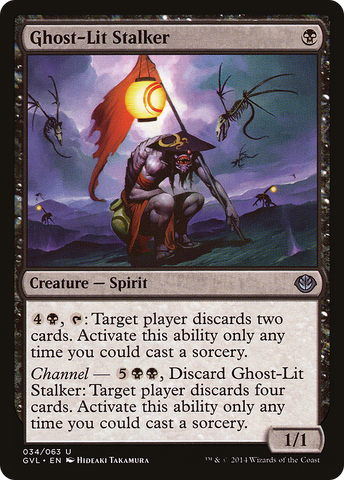 {C} Ghost-Lit Stalker (Garruk vs. Liliana) [Duel Decks Anthology][GVL 034]