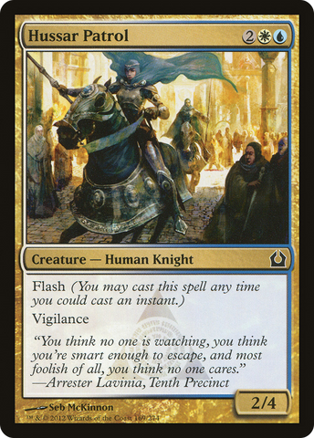 {C} Hussar Patrol [Return to Ravnica][RTR 169]