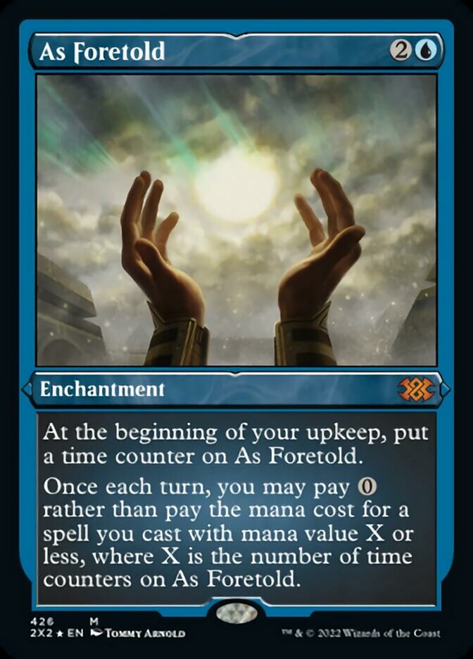 {R} As Foretold (Foil Etched) [Double Masters 2022][2X2 426]