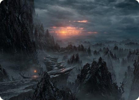 {A} Sundown Pass Art Card [Innistrad: Crimson Vow Art Series][AVOW 068]