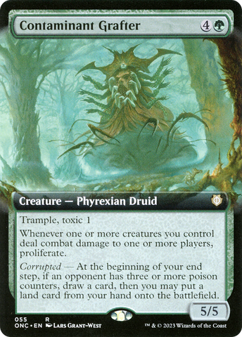 {R} Contaminant Grafter (Extended Art) [Phyrexia: All Will Be One Commander][ONC 055]