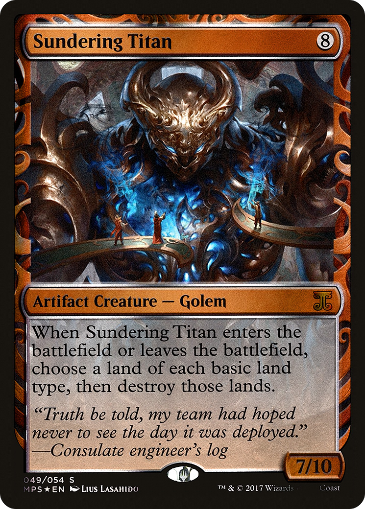 {R} Sundering Titan [Kaladesh Inventions][MPS 049]