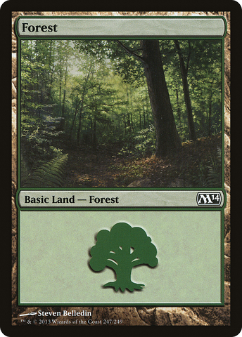 {B}[M14 247] Forest (247) [Magic 2014]