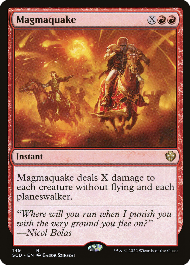 {R} Magmaquake [Starter Commander Decks][SCD 149]
