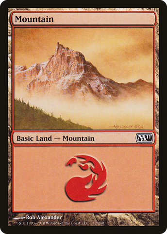 {B}[M11 242] Mountain (242) [Magic 2011]