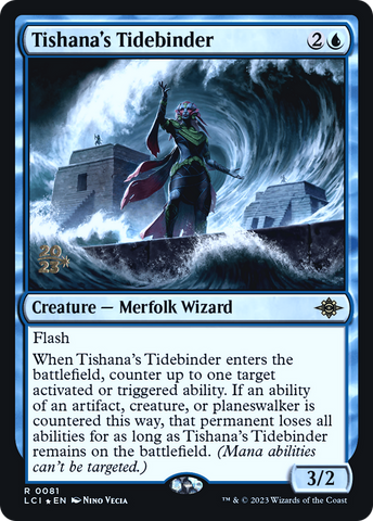 {@R} Tishana's Tidebinder [The Lost Caverns of Ixalan Prerelease Cards][PR LCI 081]