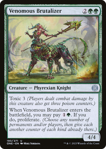 {C} Venomous Brutalizer [Phyrexia: All Will Be One][ONE 193]
