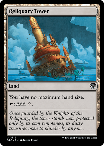 {C} Reliquary Tower [Outlaws of Thunder Junction Commander][OTC 312]