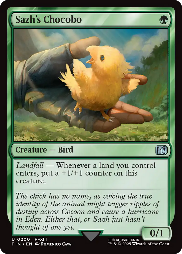 {@C} Sazh's Chocobo [FINAL FANTASY][FIN 200]