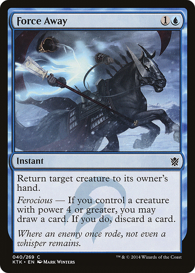 {C} Force Away [Khans of Tarkir][KTK 040]