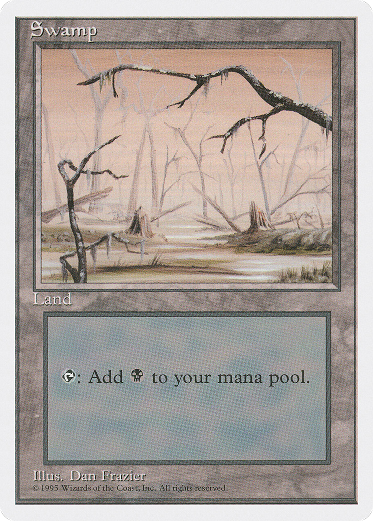 {B}[4ED 371] Swamp (371) [Fourth Edition]