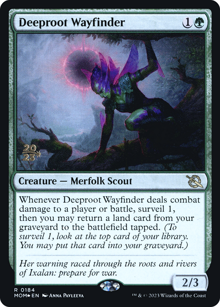 {R} Deeproot Wayfinder [March of the Machine Prerelease Promos][PR MOM 184]