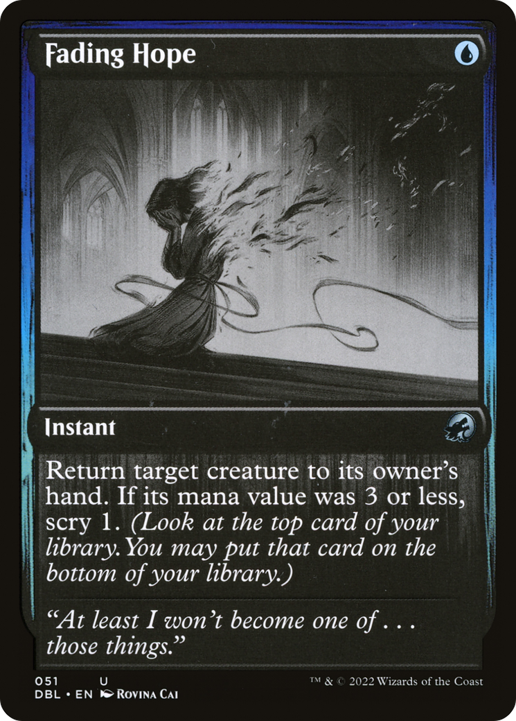 {C} Fading Hope [Innistrad: Double Feature][DBL 051]