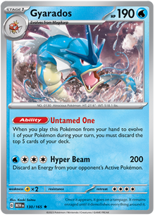 [PKM-R] Gyarados (130/165) [Scarlet & Violet: 151]