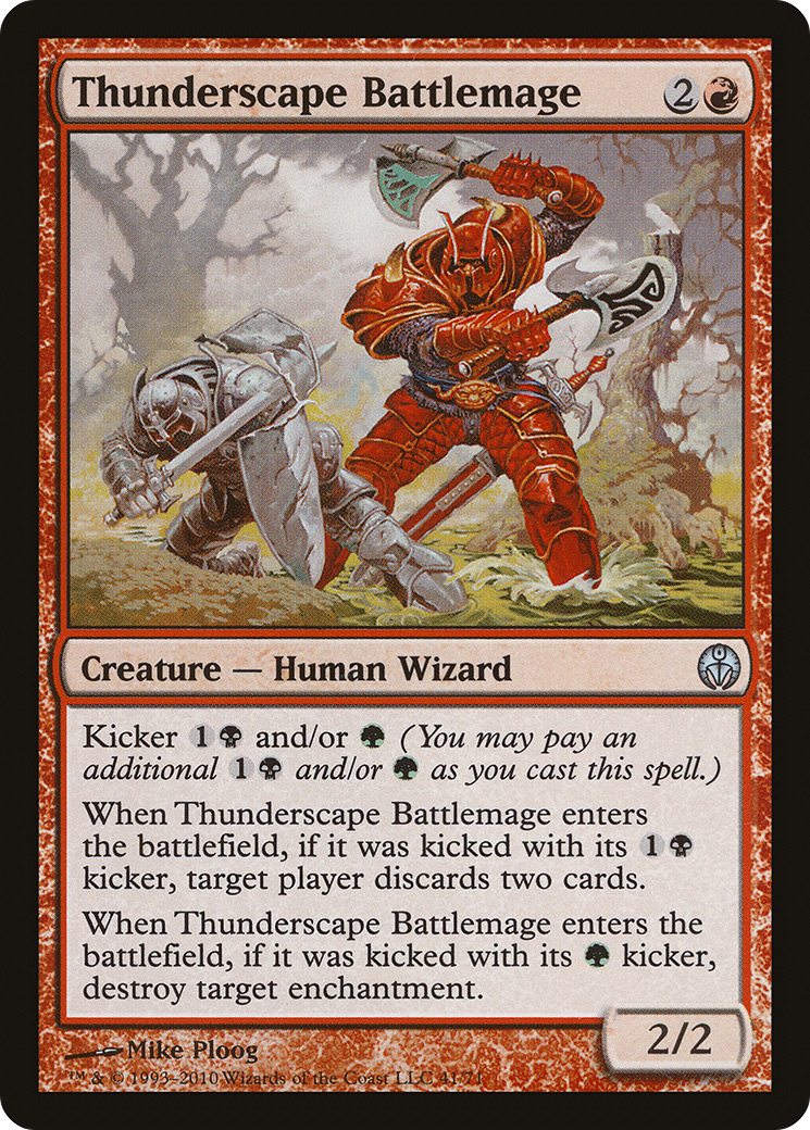 {C} Thunderscape Battlemage [Duel Decks: Phyrexia vs. the Coalition][DDE 041]