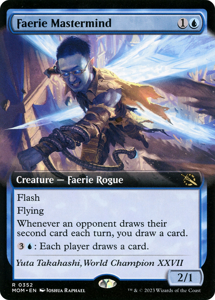{R} Faerie Mastermind (Extended Art) [March of the Machine][MOM 352]