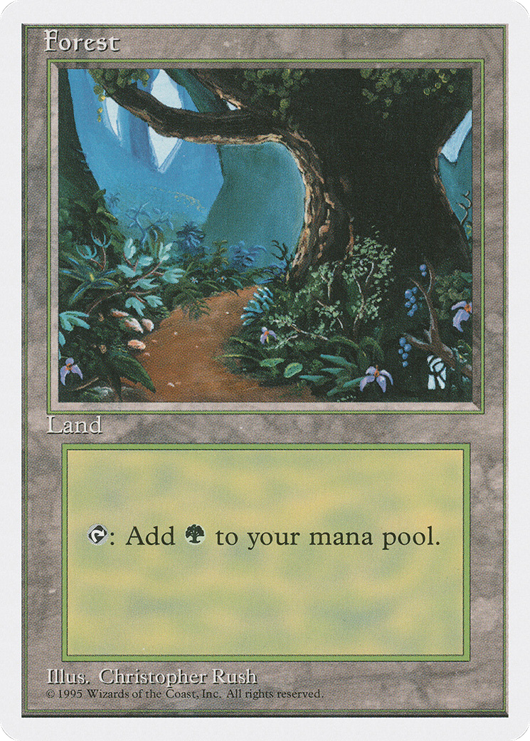 {B}[4ED 377] Forest (377) [Fourth Edition]