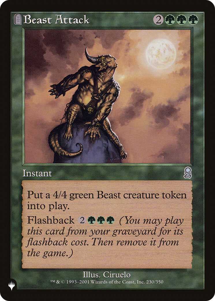 Beast Attack [LIST 230/350] : (tombstone)