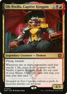 {R} Ob Nixilis, Captive Kingpin [March of the Machine: The Aftermath][MAT 041]
