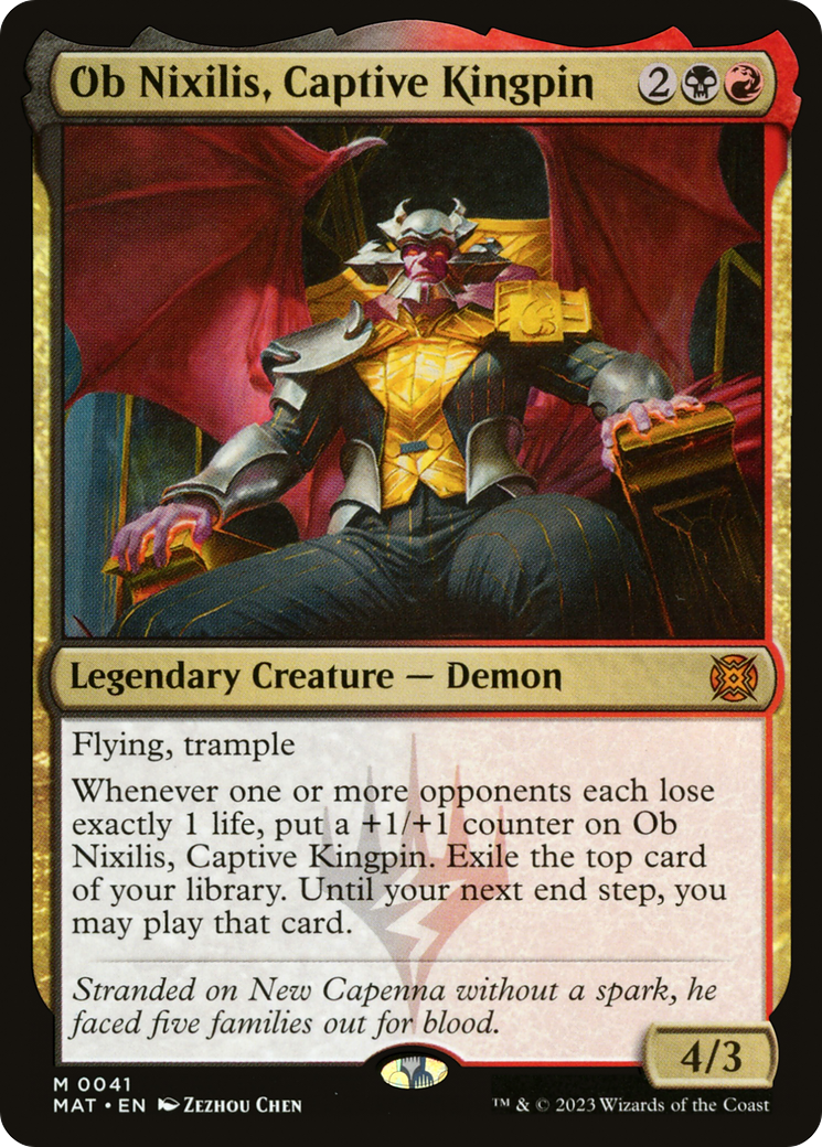 {R} Ob Nixilis, Captive Kingpin [March of the Machine: The Aftermath][MAT 041]