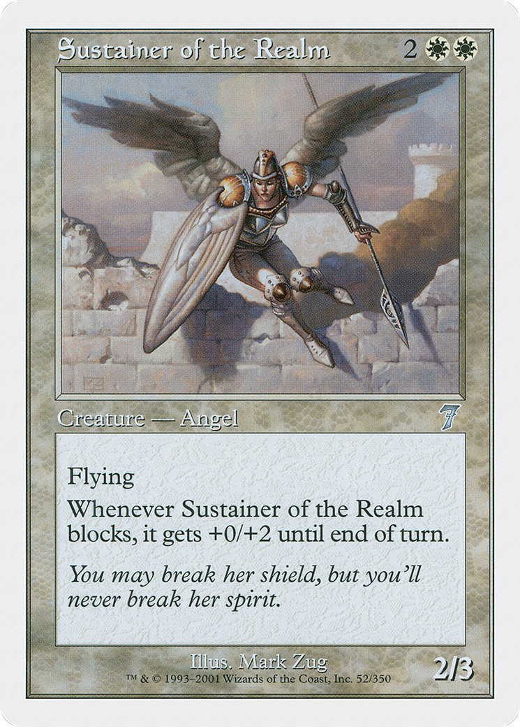 {C} Sustainer of the Realm [Seventh Edition][7ED 052]
