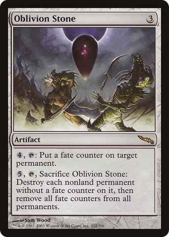 {R} Oblivion Stone [Mirrodin][MRD 222]