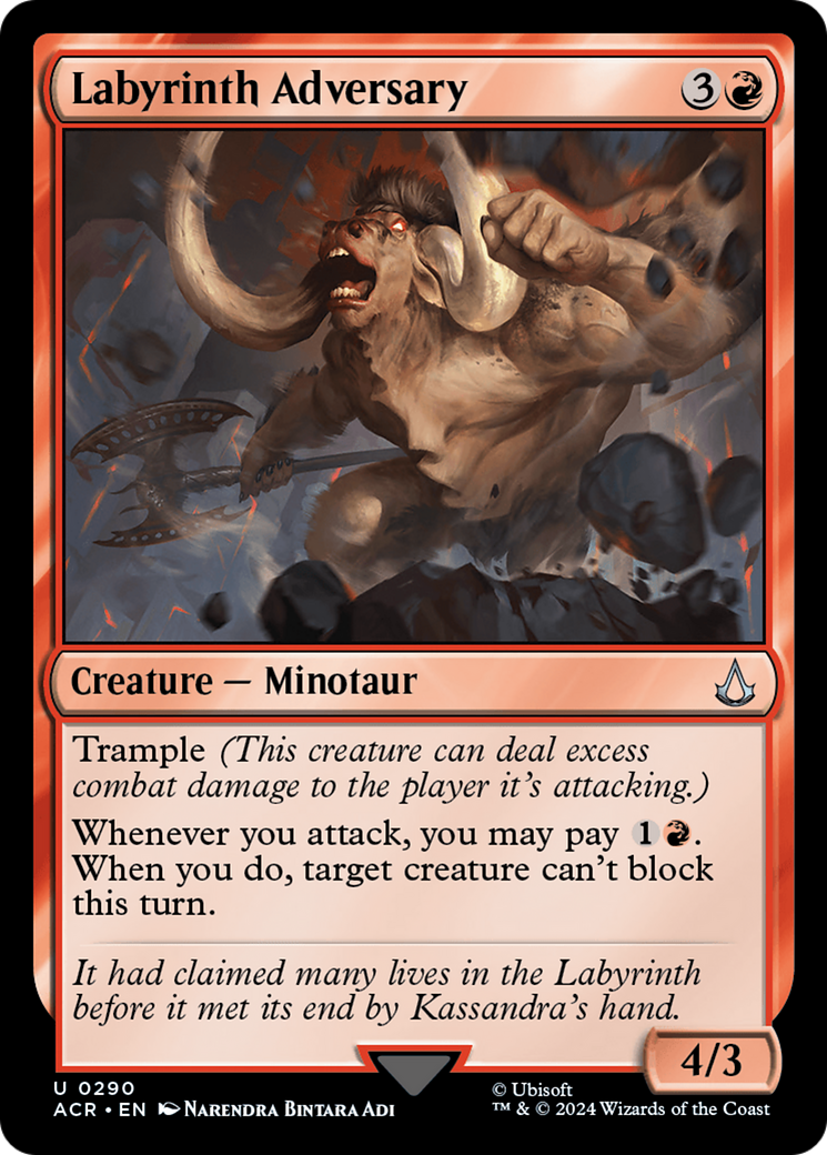 {C} Labyrinth Adversary [Assassin's Creed][ACR 290]